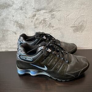 Nike Shox Nz Black Blue Glow Men’s Size 8.5 Y2K Vintage